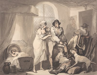 Klockan fyra på landet av Thomas Rowlandson