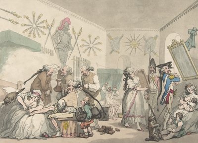 Franska baracker, 12 augusti 1791, 12 augusti 1791 av Thomas Rowlandson