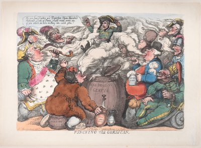 Funcking the Corsican, 6 december 1813., 6 december 1813. av Thomas Rowlandson