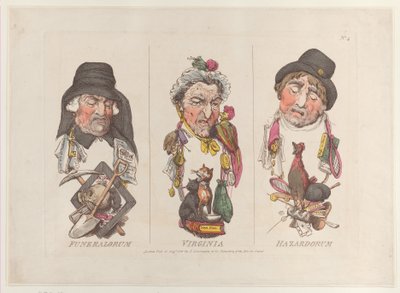 Begravning, Virginia, Hazard, 15 augusti 1800, 15 augusti 1800. av Thomas Rowlandson