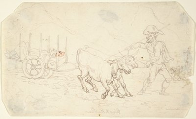 Att dra sig tillbaka på grund av sjukdom av Thomas Rowlandson