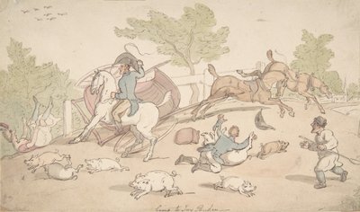 Går till Ivy Bridge, 1780-1827. av Thomas Rowlandson