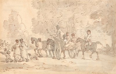 Att gå ut på marknaden av Thomas Rowlandson