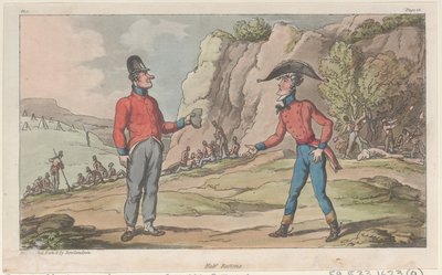 Half Rations, från The Military Adventures of Johnny Newcome, 1815., 1815. av Thomas Rowlandson