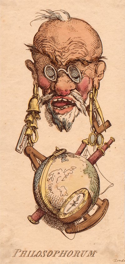 Huvuden: Av filosoferna av Thomas Rowlandson