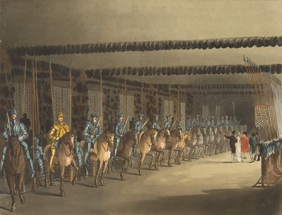Horse Armoury, Tower of London, 1 november 1809., 1 november 1809 av Thomas Rowlandson