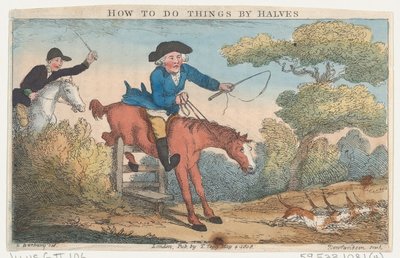 How to Do Things av Halves, 4 maj 1808., 4 maj 1808. av Thomas Rowlandson