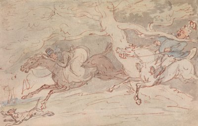 ”Hur man vrider nacken” av Thomas Rowlandson