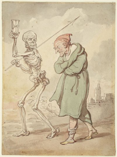 Illustration till ”Dödsdansen” av Thomas Rowlandson