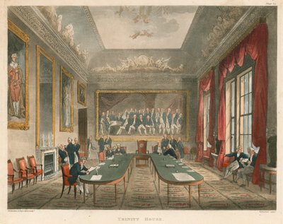 Interiör av Trinity House av Thomas Rowlandson