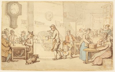 Interiör av ett värdshus av Thomas Rowlandson
