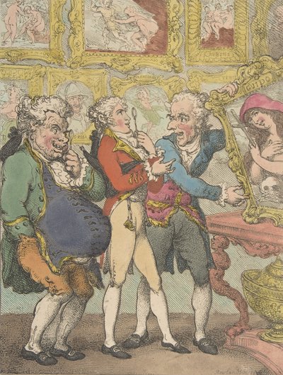 Italienska bildhandlare Humbugging My Lord Anglaise, 30 maj 1812., 30 maj 1812. av Thomas Rowlandson