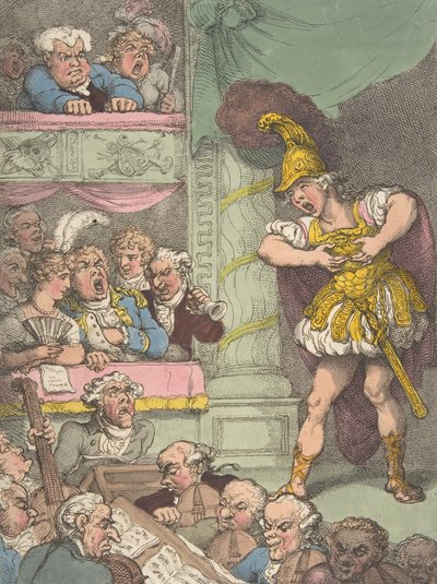 John Bull på den italienska operan, 2 oktober 1811, 2 oktober 1811. av Thomas Rowlandson