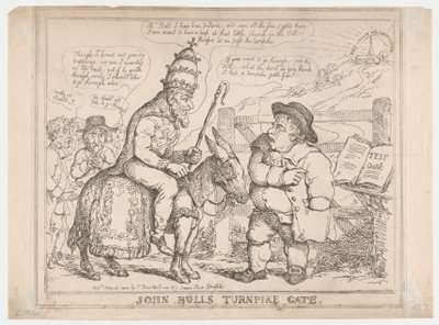 John Bulls vägtullstation av Thomas Rowlandson