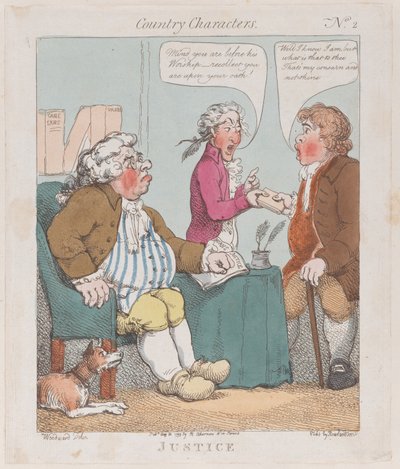 Justitie, 30 augusti 1799, 30 augusti 1799. av Thomas Rowlandson