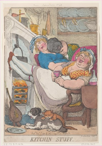 Kitchin Stuff, 1 november 1810., 1 november 1810. av Thomas Rowlandson
