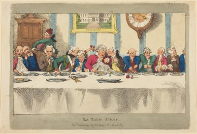 Dagens rätt av Thomas Rowlandson