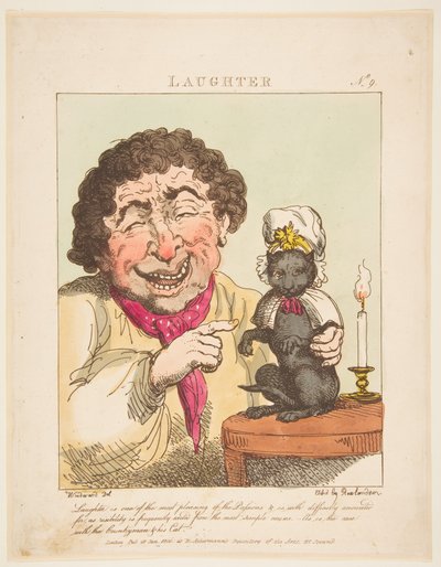Skratt, 21 januari 1800. av Thomas Rowlandson