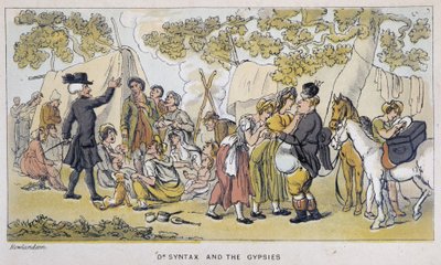 Le docteur et les Gypsies (ou Romanichels) - i "" Doctor Syntax