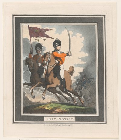 Vänsterskyddet, 1 september 1798., 1 september 1798. av Thomas Rowlandson