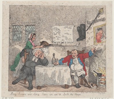 Långa predikningar och långa belägringar är ägnade att dämpa sinnena, 11 februari 1783., 11 februari 1783. av Thomas Rowlandson