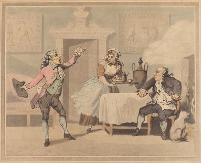 Manager och Spouter av Thomas Rowlandson