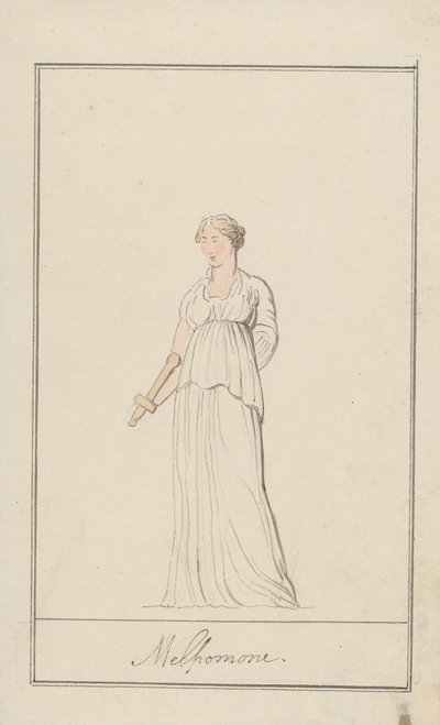 Melpomene av Thomas Rowlandson