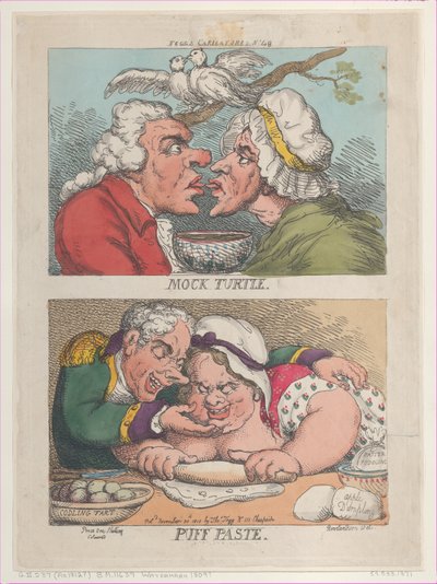 Mock Turtle, Puff Paste, 20 november 1810., 20 november 1810. av Thomas Rowlandson