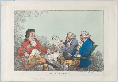Penninglångivare, 8 november 1784., 8 november 1784. av Thomas Rowlandson