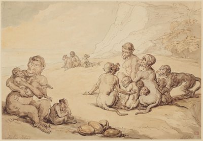 Apön av Thomas Rowlandson