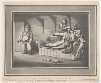 Morgan offending The Delicate Organs of Captain Whiffle, 12 maj 1800., 12 maj 1800. av Thomas Rowlandson