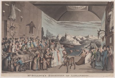 Herr Bullocks utställning av lappländare, 8 februari 1822., 8 februari 1822. av Thomas Rowlandson