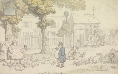 Herr och fru Jolly i sitt lanthus av Thomas Rowlandson