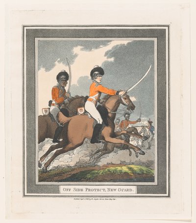 Off Side Protect, New Guard, 1 september 1798., 1 september 1798. av Thomas Rowlandson