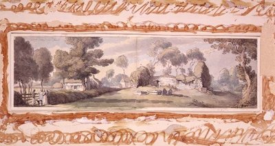 Old Church, Newtown, Isle of Wight av Thomas Rowlandson