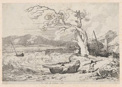 På kusten av Sussex, 1784-85., 1784-85. av Thomas Rowlandson
