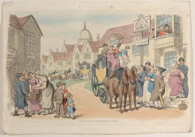 Plåt 19, från World in Miniature, 1816., 1816. av Thomas Rowlandson