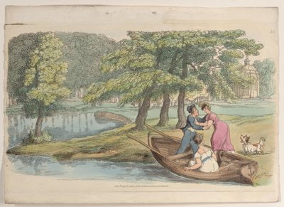 Plåt 35, från World in Miniature, 1816., 1816. av Thomas Rowlandson