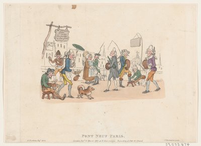 Pont Neuf, Paris, 1 maj 1803., 1 maj 1803. av Thomas Rowlandson