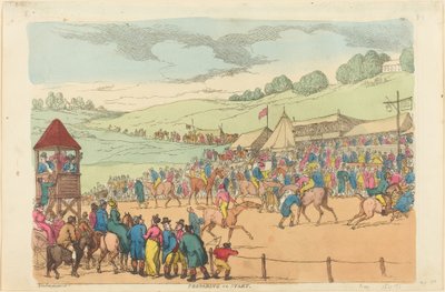 Förbereder för start av Thomas Rowlandson