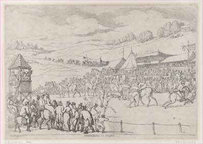 Förbereder för start, 30 september 1811, 30 september 1811. av Thomas Rowlandson