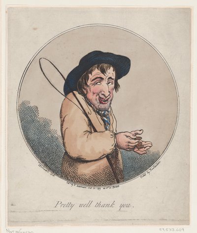 Ganska bra tack, 20 oktober 1799., 20 oktober 1799. av Thomas Rowlandson