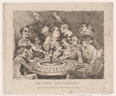 Privat nöjen, 1 januari 1786., 1 januari 1786. av Thomas Rowlandson