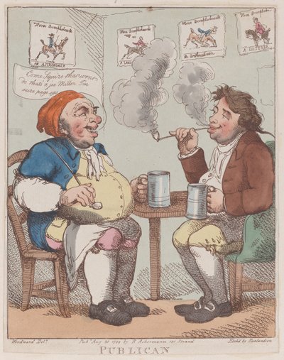 Publikan, 30 augusti 1799, 30 augusti 1799. av Thomas Rowlandson