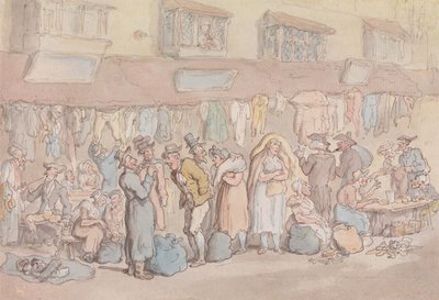 Rag Fair eller Rosemary Lane av Thomas Rowlandson
