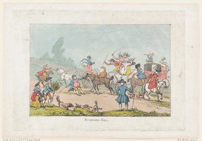 Richmond Hill, 1811, 1811. av Thomas Rowlandson
