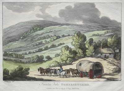 Rowlandsons skisser från naturen: Taunton Vale, Somersetshire av Thomas Rowlandson