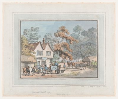 Landsbygdens Halt, 1787., 1787. av Thomas Rowlandson