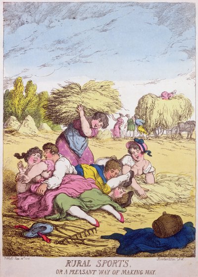 Lantlig sport eller ett trevligt sätt att göra hö av Thomas Rowlandson