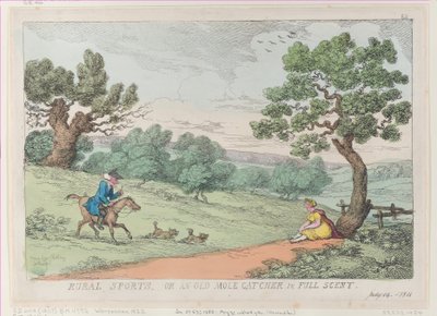 Landsbygdssport, eller en gammal mullvadsfångare i full doft, [1811], reprint., [1811], reprint. av Thomas Rowlandson